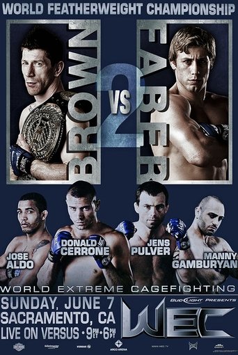 WEC 41: Brown vs. Faber 2 Poster of WEC 41: Brown vs. Faber 2