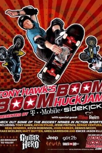 Tony Hawk's Boom Boom Huck Jam North American Tour Poster of Tony Hawk's Boom Boom Huck Jam North American Tour