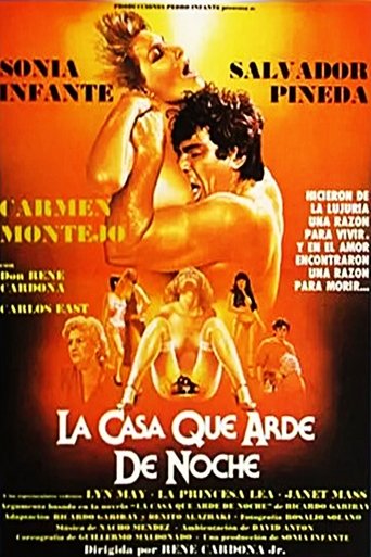 La Casa Que Arde de Noche Poster of La Casa Que Arde de Noche
