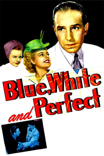 Blue, White, and Perfect Poster of Blue, White, and Perfect