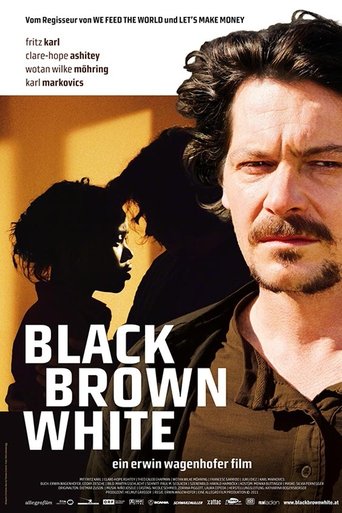 Black Brown White Poster of Black Brown White