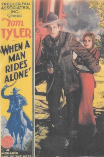 When a Man Rides Alone Poster of When a Man Rides Alone
