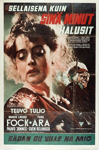 Sellaisena kuin sinä minut halusit Poster of Sellaisena kuin sinä minut halusit