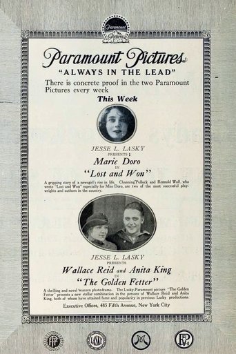 The Golden Fetter Poster of The Golden Fetter