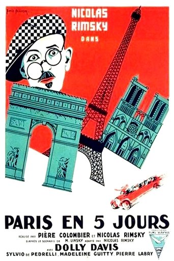 Paris in Five Days Poster of Paris in Five Days