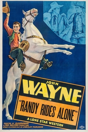 Randy Rides Alone Poster of Randy Rides Alone