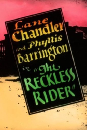 The Reckless Rider Poster of The Reckless Rider