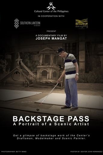 Backstage Pass: Portrait of a Scenic Artist Poster of Backstage Pass: Portrait of a Scenic Artist
