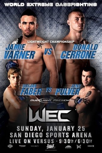 WEC 38: Varner vs. Cerrone Poster of WEC 38: Varner vs. Cerrone