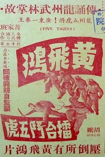 Wong Fei-Hung's Battle with the Five Tigers in the Boxing Ring Poster of Wong Fei-Hung's Battle with the Five Tigers in the Boxing Ring