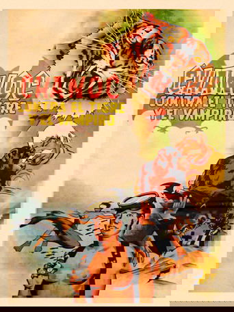 Chanoc vs. the Tiger and the Vampire Poster of Chanoc vs. the Tiger and the Vampire