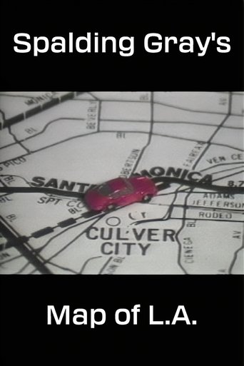 Spalding Gray's Map of L.A. Poster of Spalding Gray's Map of L.A.