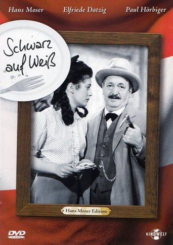 Schwarz auf weiß Poster of Schwarz auf weiß