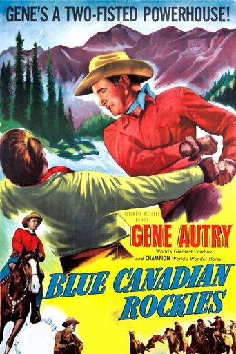 Blue Canadian Rockies Poster of Blue Canadian Rockies