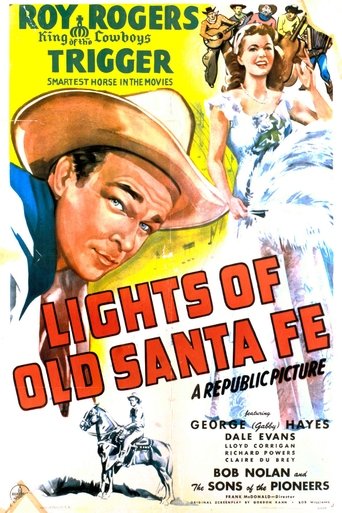 Lights of Old Santa Fe Poster of Lights of Old Santa Fe