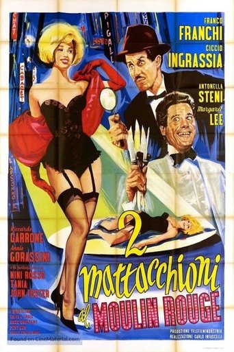 2 mattacchioni al Moulin Rouge Poster of 2 mattacchioni al Moulin Rouge