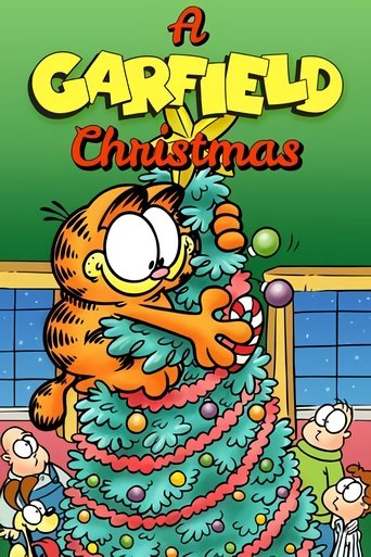 A Garfield Christmas Poster of A Garfield Christmas