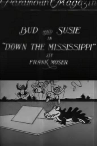 Bud and Susie in Down the Mississippi Poster of Bud and Susie in Down the Mississippi