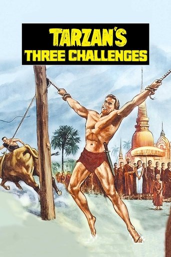 Tarzan's Three Challenges Poster of Tarzan's Three Challenges