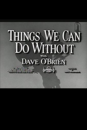 Things We Can Do Without Poster of Things We Can Do Without