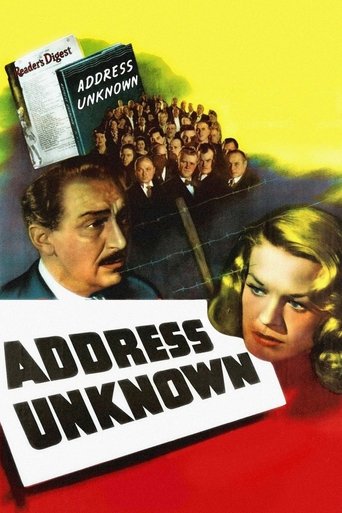 Address Unknown Poster of Address Unknown