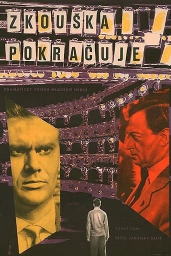 Zkouška pokračuje Poster of Zkouška pokračuje