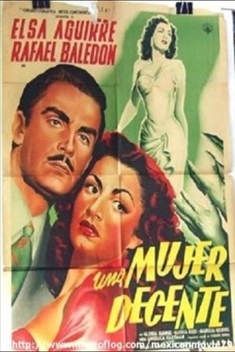 Una mujer decente Poster of Una mujer decente