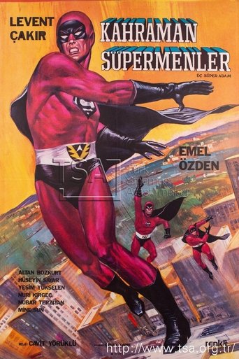 Three Supermen and Mad Girl Poster of Three Supermen and Mad Girl