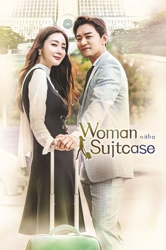 Woman with a Suitcase Poster of Woman with a Suitcase
