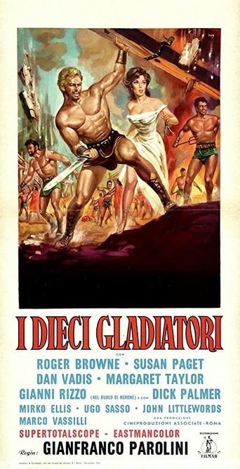 The Ten Gladiators Poster of The Ten Gladiators