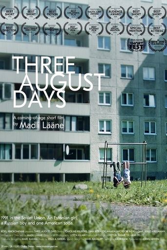 Three August Days Poster of Three August Days