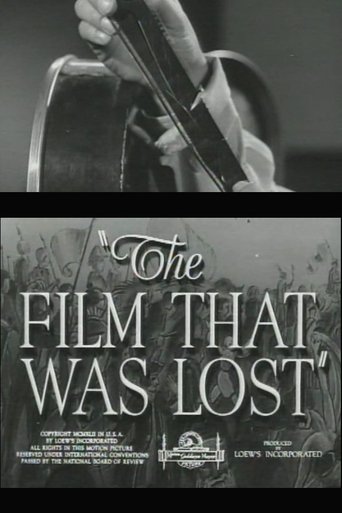 The Film That Was Lost Poster of The Film That Was Lost