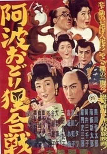Tanuki Battle of Awaodori Festival Poster of Tanuki Battle of Awaodori Festival