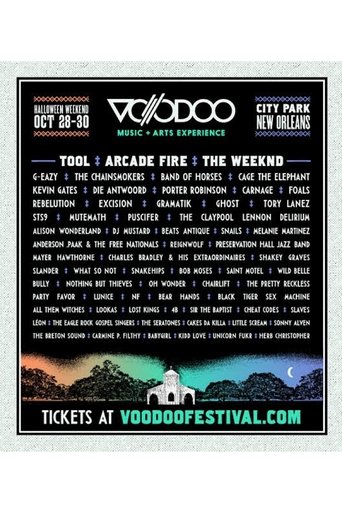 Arcade Fire 2016-10-31 Voodoo Music + Arts Experience, New Orleans Poster of Arcade Fire 2016-10-31 Voodoo Music + Arts Experience, New Orleans