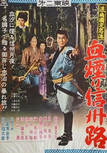 浪曲国定忠治 血煙り信州路 Poster of 浪曲国定忠治 血煙り信州路