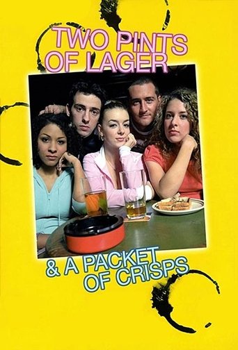 Two Pints of Lager and a Packet of Crisps Poster of Two Pints of Lager and a Packet of Crisps