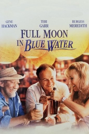 Full Moon in Blue Water Poster of Full Moon in Blue Water
