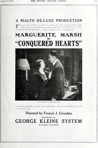 Conquered Hearts Poster of Conquered Hearts