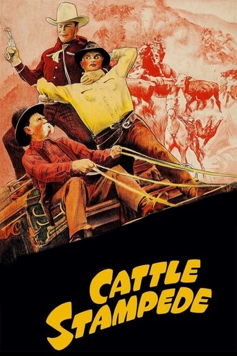 Cattle Stampede Poster of Cattle Stampede