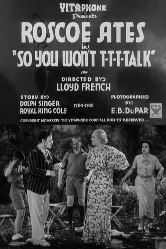 So You Won't T-T-T-Talk Poster of So You Won't T-T-T-Talk