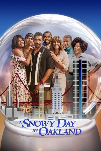 A Snowy Day in Oakland Poster of A Snowy Day in Oakland