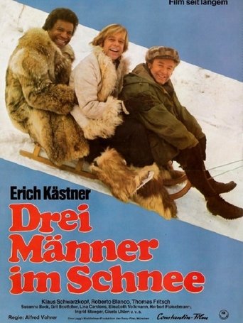 Drei Männer im Schnee Poster of Drei Männer im Schnee