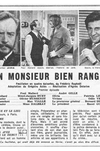 Un monsieur bien rangé Poster of Un monsieur bien rangé