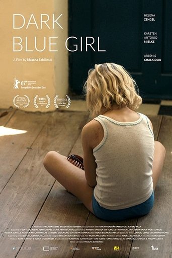 Dark Blue Girl Poster of Dark Blue Girl