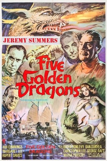 Five Golden Dragons Poster of Five Golden Dragons