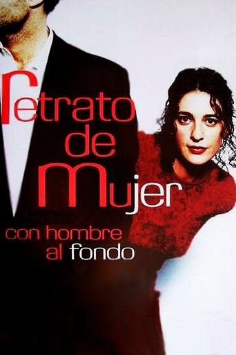Retrato de mujer con hombre al fondo Poster of Retrato de mujer con hombre al fondo