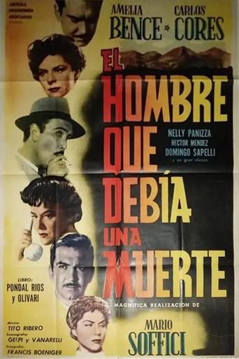 El hombre que debía una muerte Poster of El hombre que debía una muerte