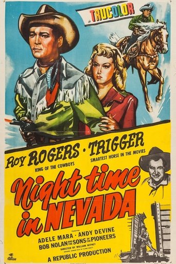 Night Time in Nevada Poster of Night Time in Nevada