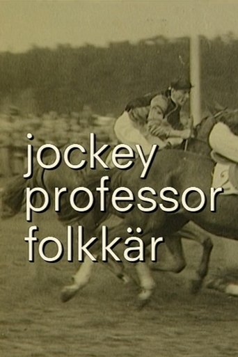Jockey, professor och folkkär målare Poster of Jockey, professor och folkkär målare