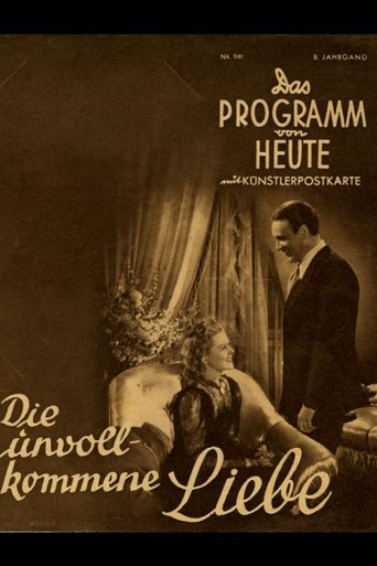 Die unvollkommene Liebe Poster of Die unvollkommene Liebe